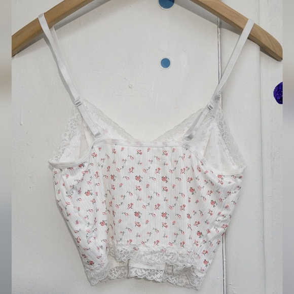 Floral Lace Trim Set Top And Bottom Size Small - Picture 2 of 5